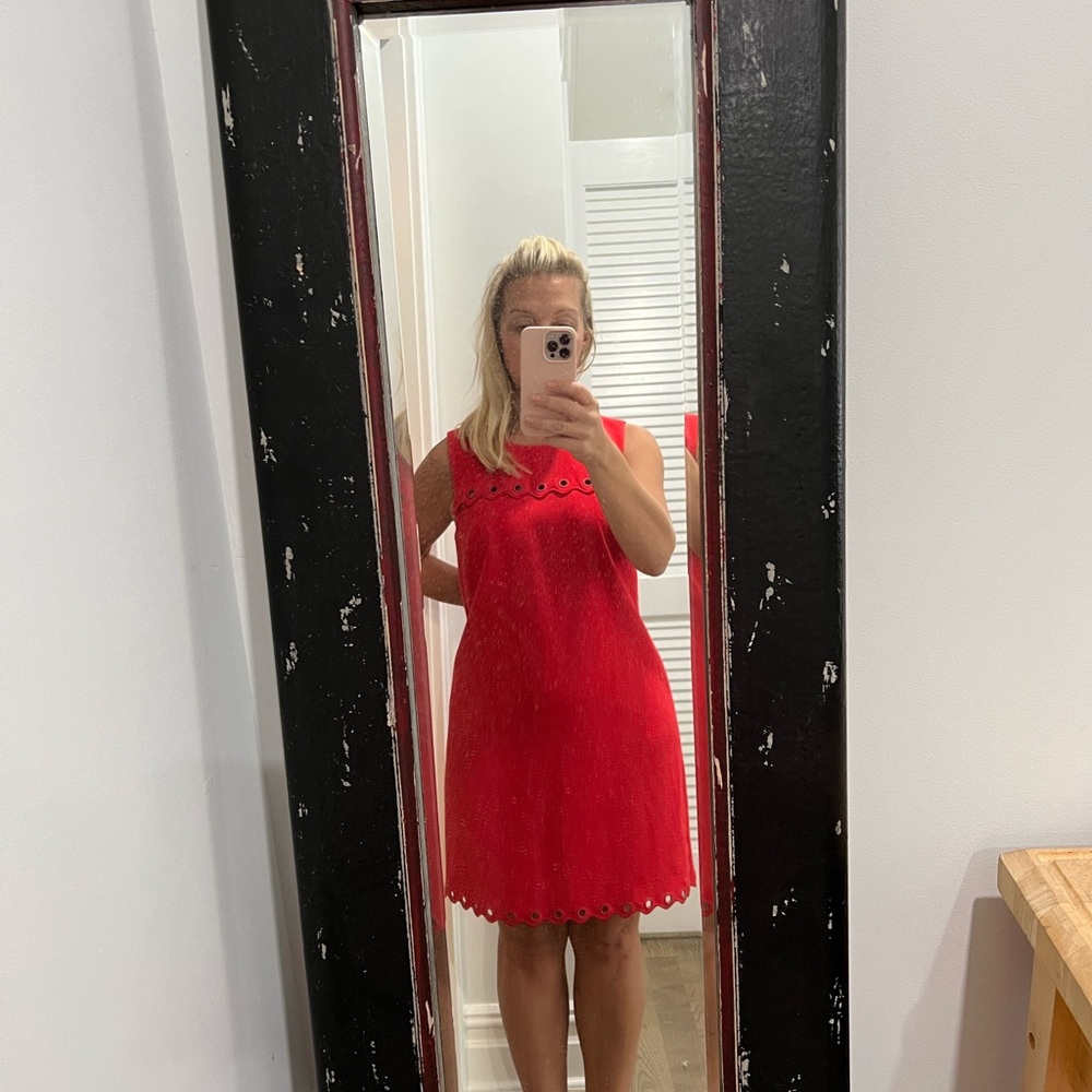 Lady in red